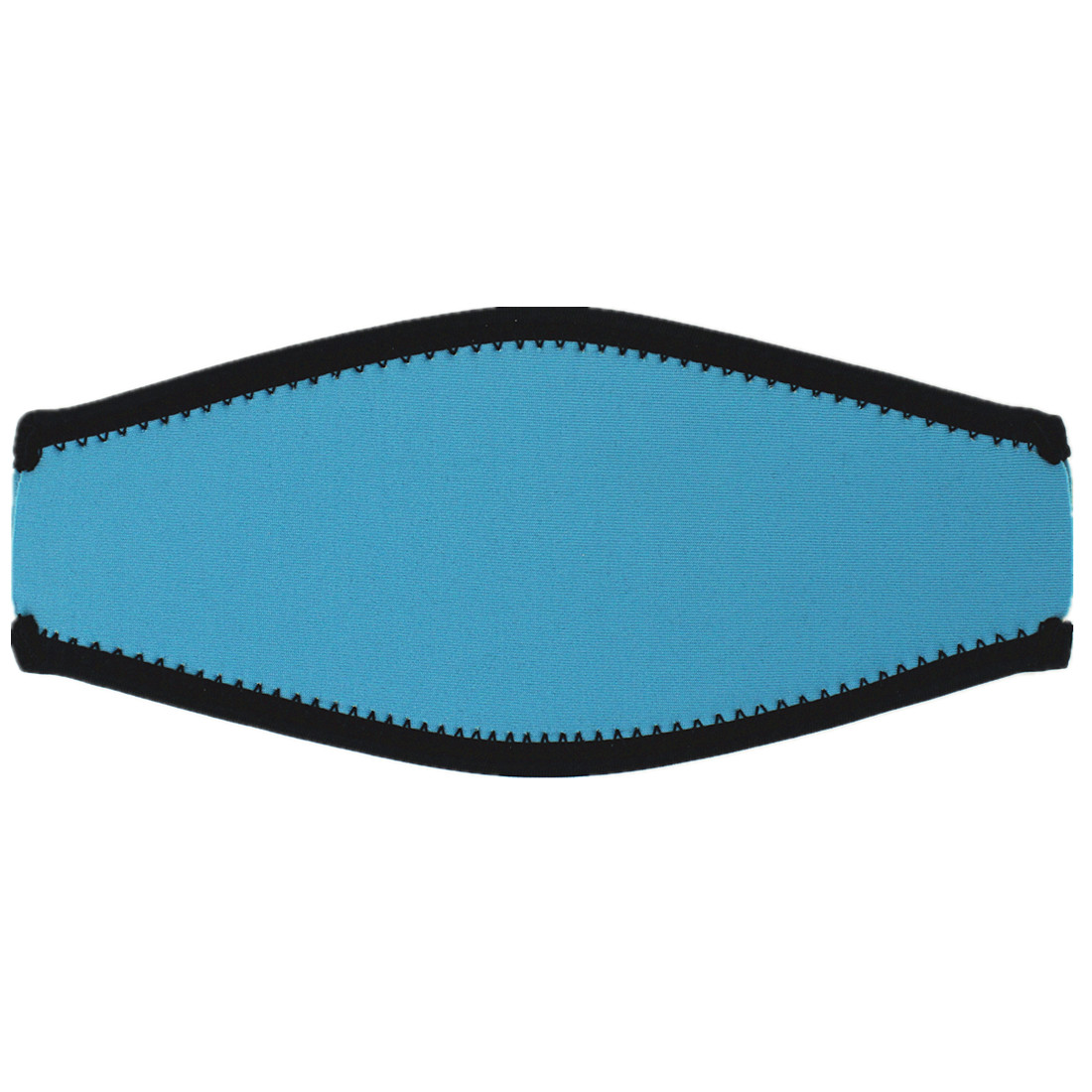 Neoprene da 2 mm con doppia copertura del cinturino per maschera subacquea in nylon colore blu