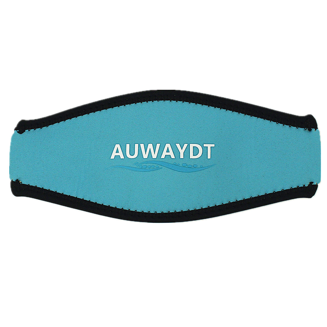 Neoprene da 2 mm con doppia copertura del cinturino per maschera subacquea in nylon colore blu