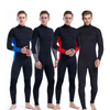 Neoprene CR da 3 mm da uomo in rete sul corpo anteriore con muta in nylon flat lock di Taiwan