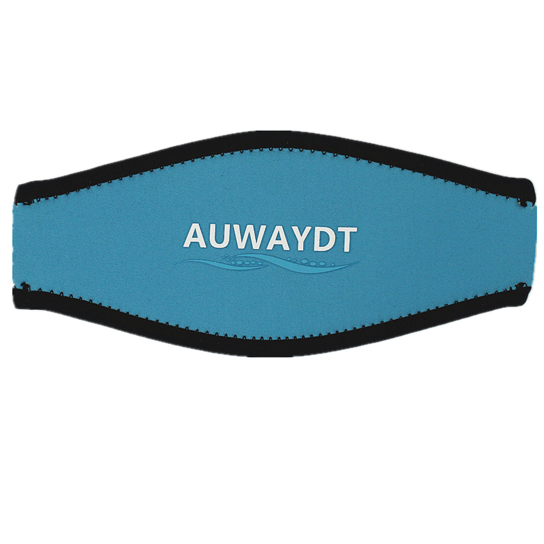 Neoprene da 2 mm con doppia copertura del cinturino per maschera subacquea in nylon colore blu